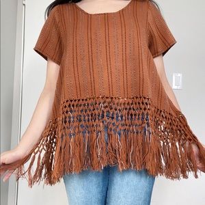 Ohh dindi handmade woven top